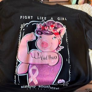 Simply Southern Fight Like A Girl long sleeve t